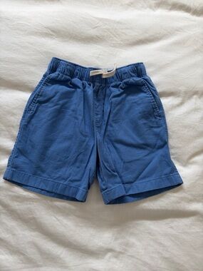 J. Crew Factory Boys Blue Elastic-Waist Pull-On Shorts
